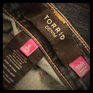 Torrid Blue Skinny Jeans